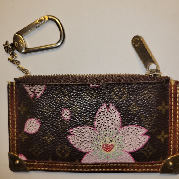 Louis Vuitton Vintage coin pouch key chain cherry blossom - Picture 7 of 7